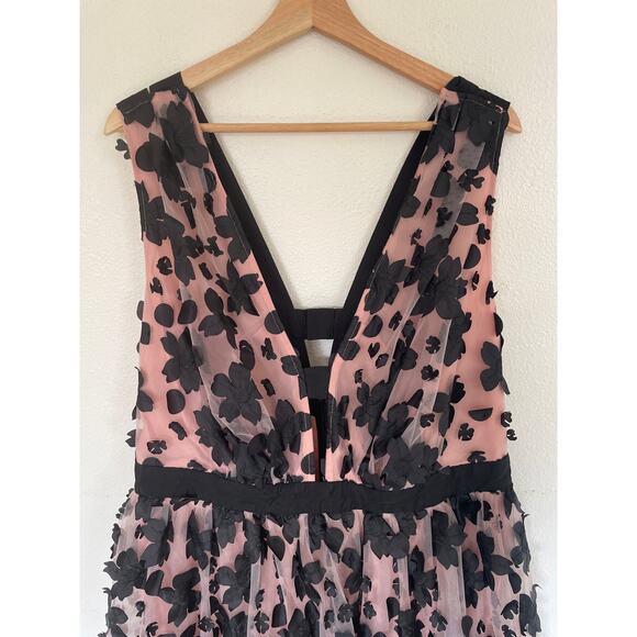 Anthropologie 3D Floral Cocktail Dress 18W - Picture 6 of 10